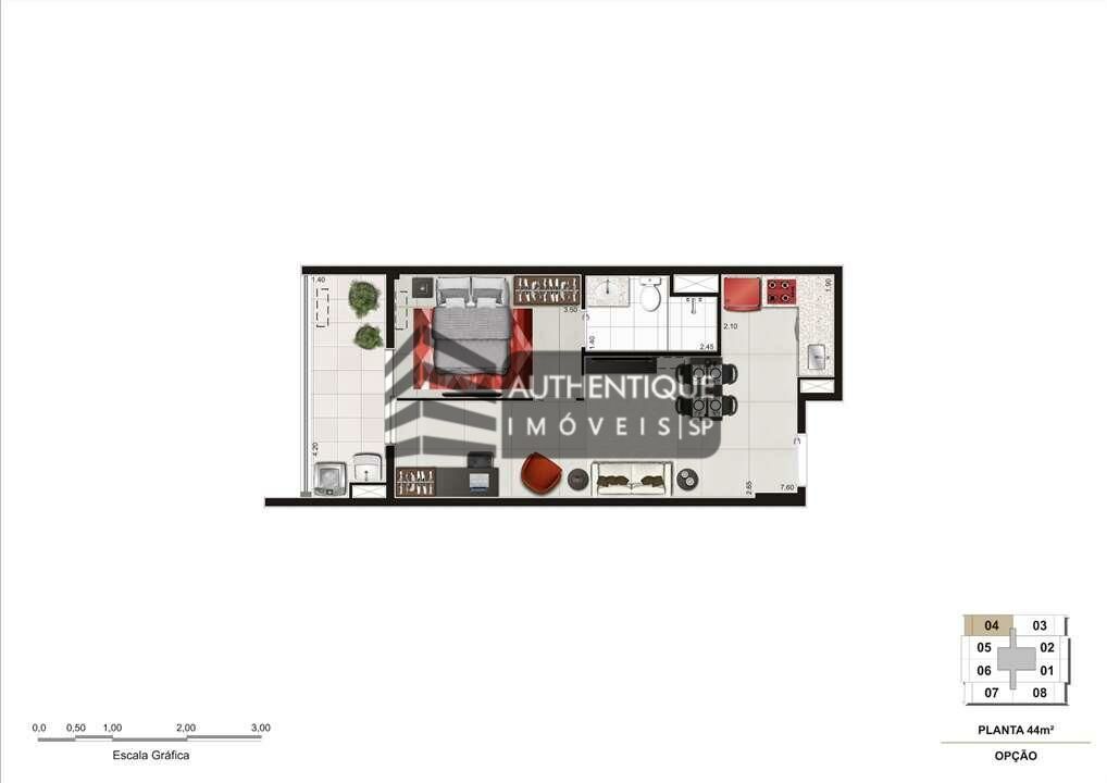 Apartamento à venda com 1 quarto, 47m² - Foto 31