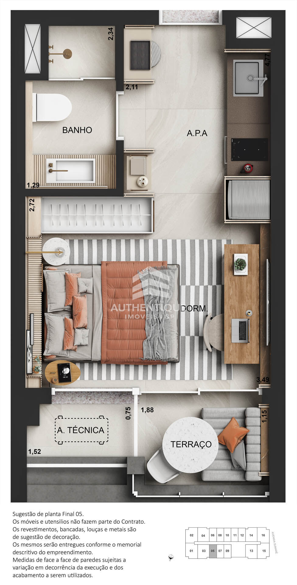 Apartamento, 1 quarto, 25 m² - Foto 40