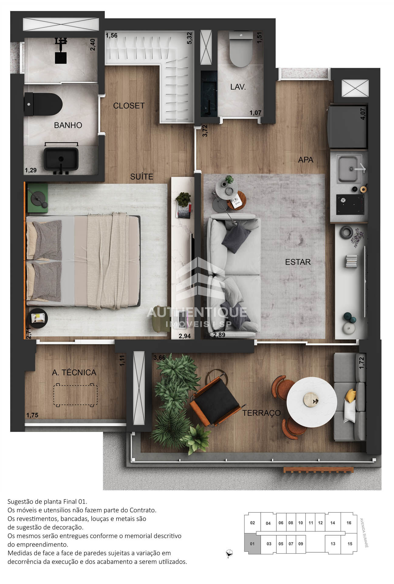 Apartamento, 1 quarto, 25 m² - Foto 38