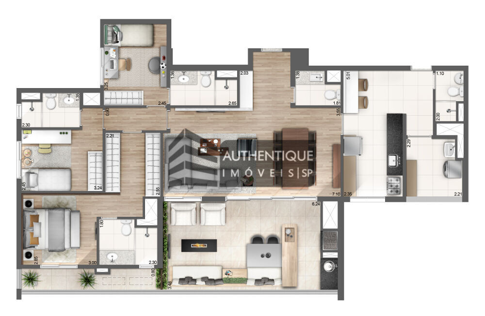 Apartamento à venda com 4 quartos, 149m² - Foto 23