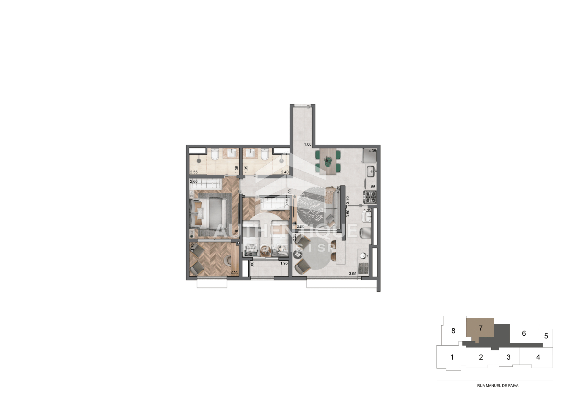 Apartamento, 1 quarto, 47 m² - Foto 22