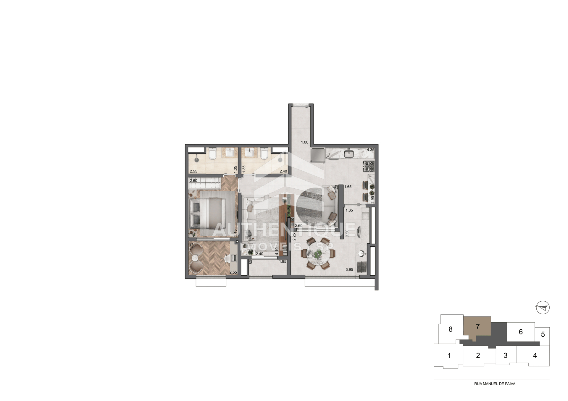 Apartamento, 1 quarto, 47 m² - Foto 23