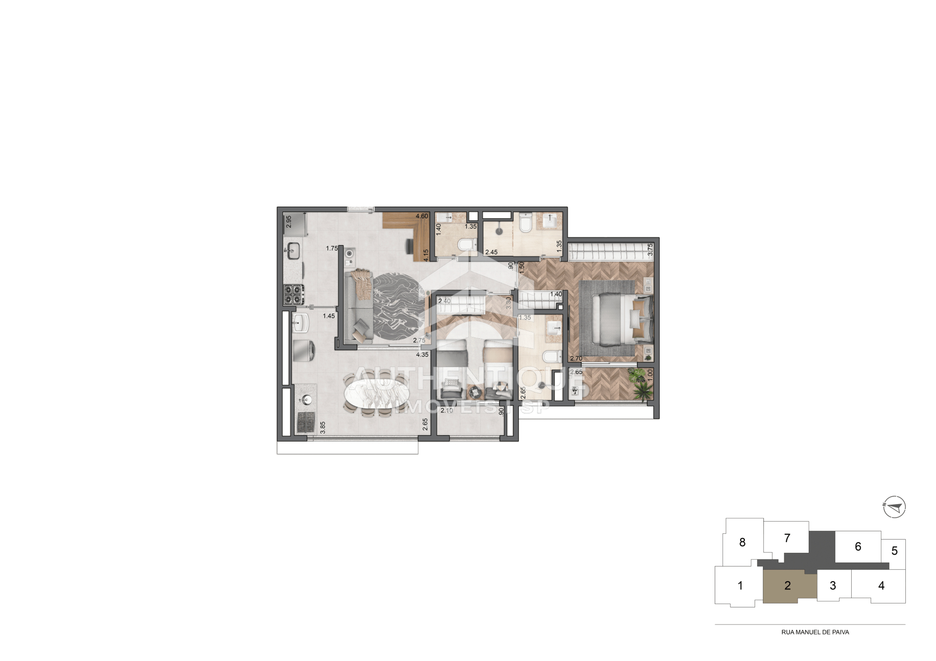 Apartamento, 1 quarto, 47 m² - Foto 24