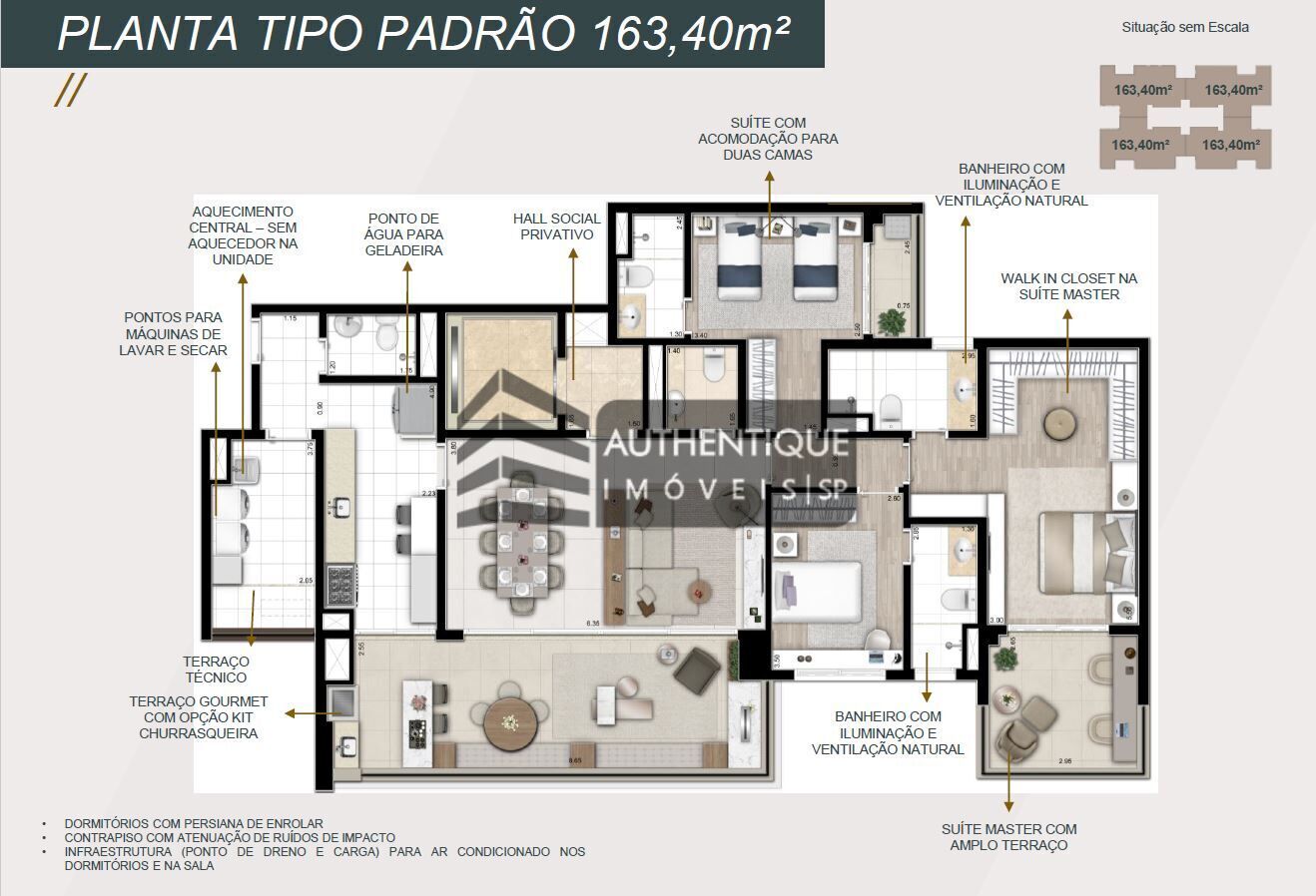 Apartamento à venda com 3 quartos, 163m² - Foto 21