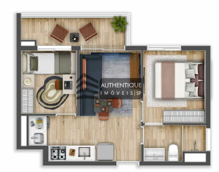 Apartamento à venda com 2 quartos, 39m² - Foto 14