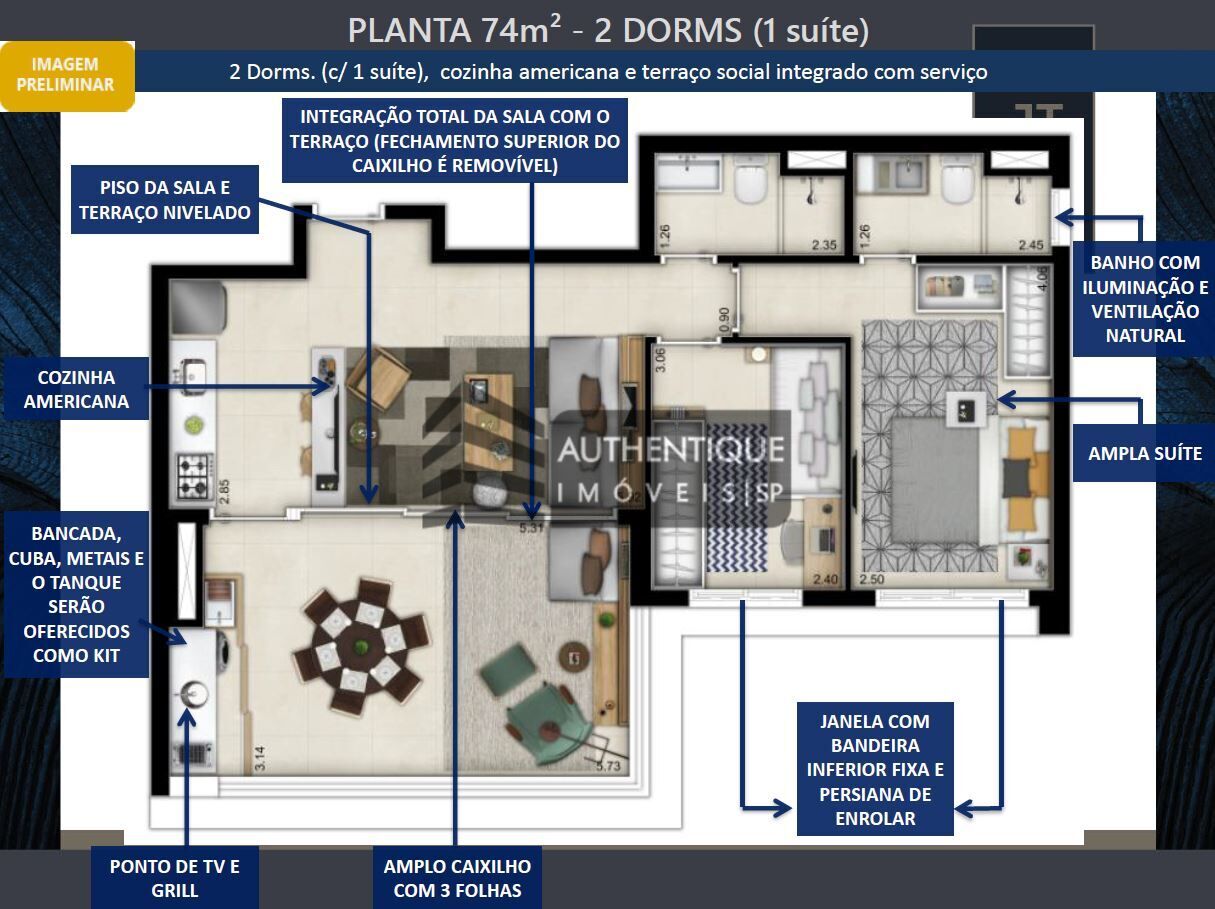 Apartamento à venda com 1 quarto, 50m² - Foto 34