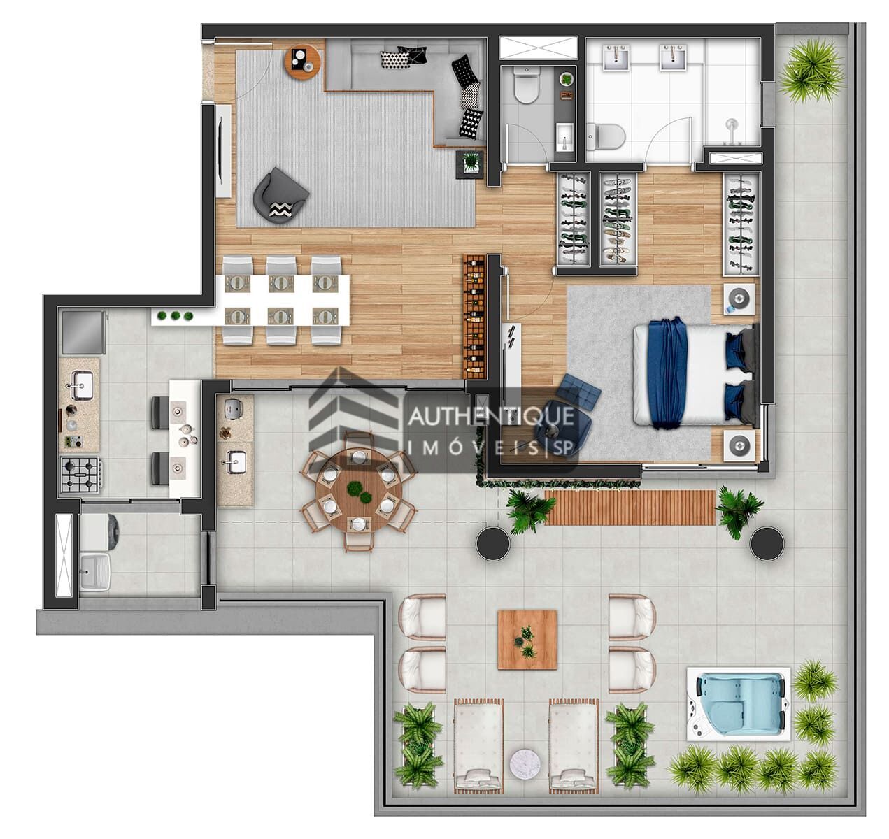 Apartamento à venda com 1 quarto, 79m² - Foto 20