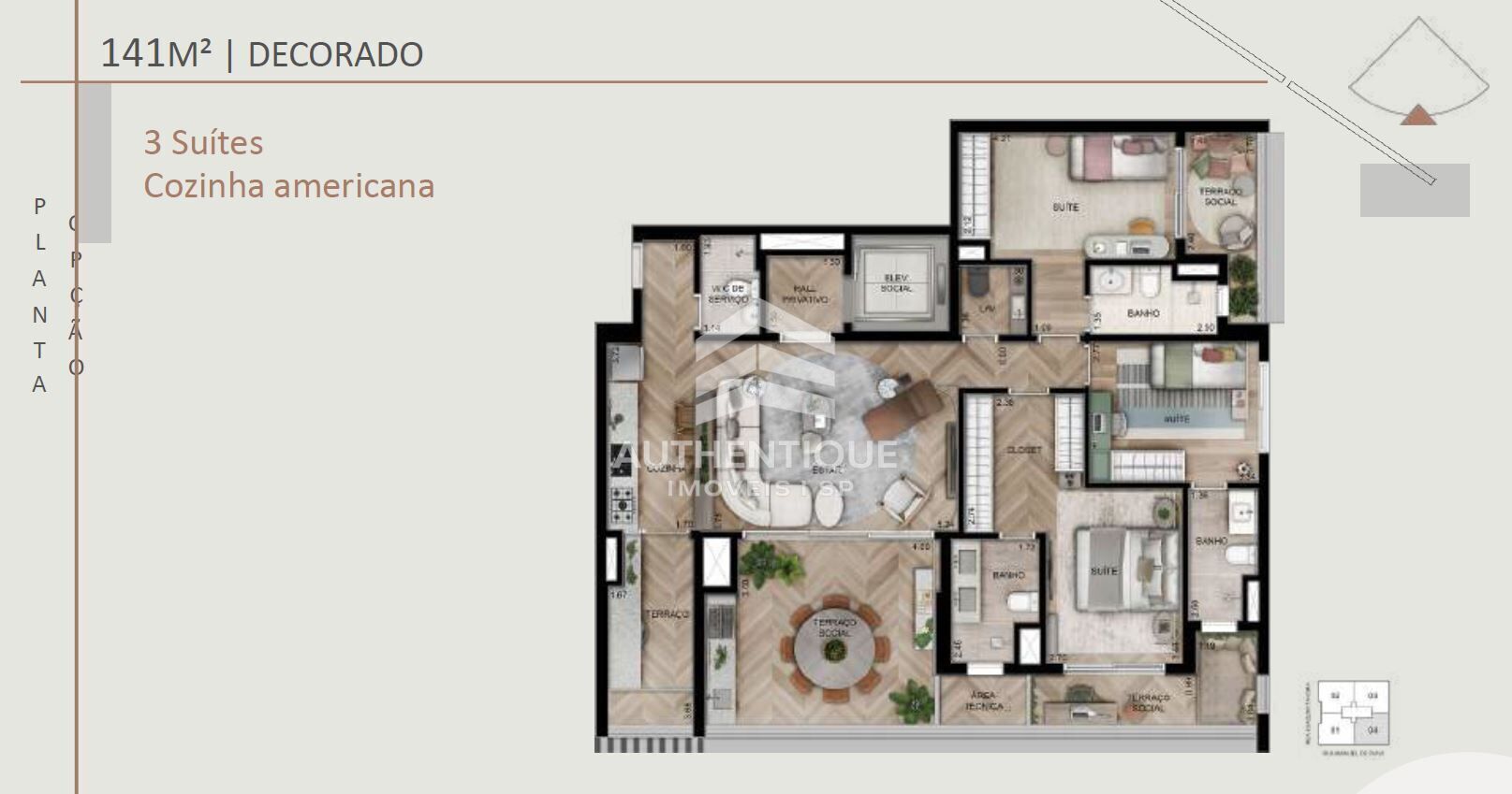 Apartamento, 3 quartos, 141 m² - Foto 12