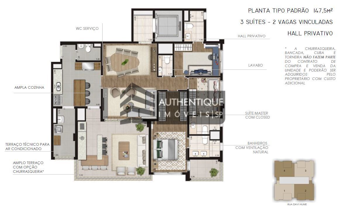 Apartamento à venda com 3 quartos, 147m² - Foto 43