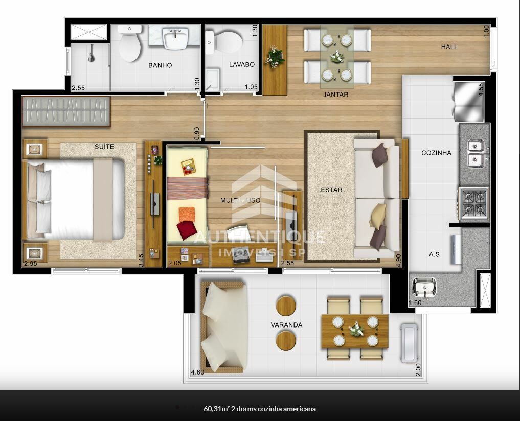Apartamento, 2 quartos, 60 m² - Foto 33