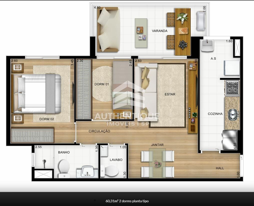 Apartamento, 2 quartos, 60 m² - Foto 34