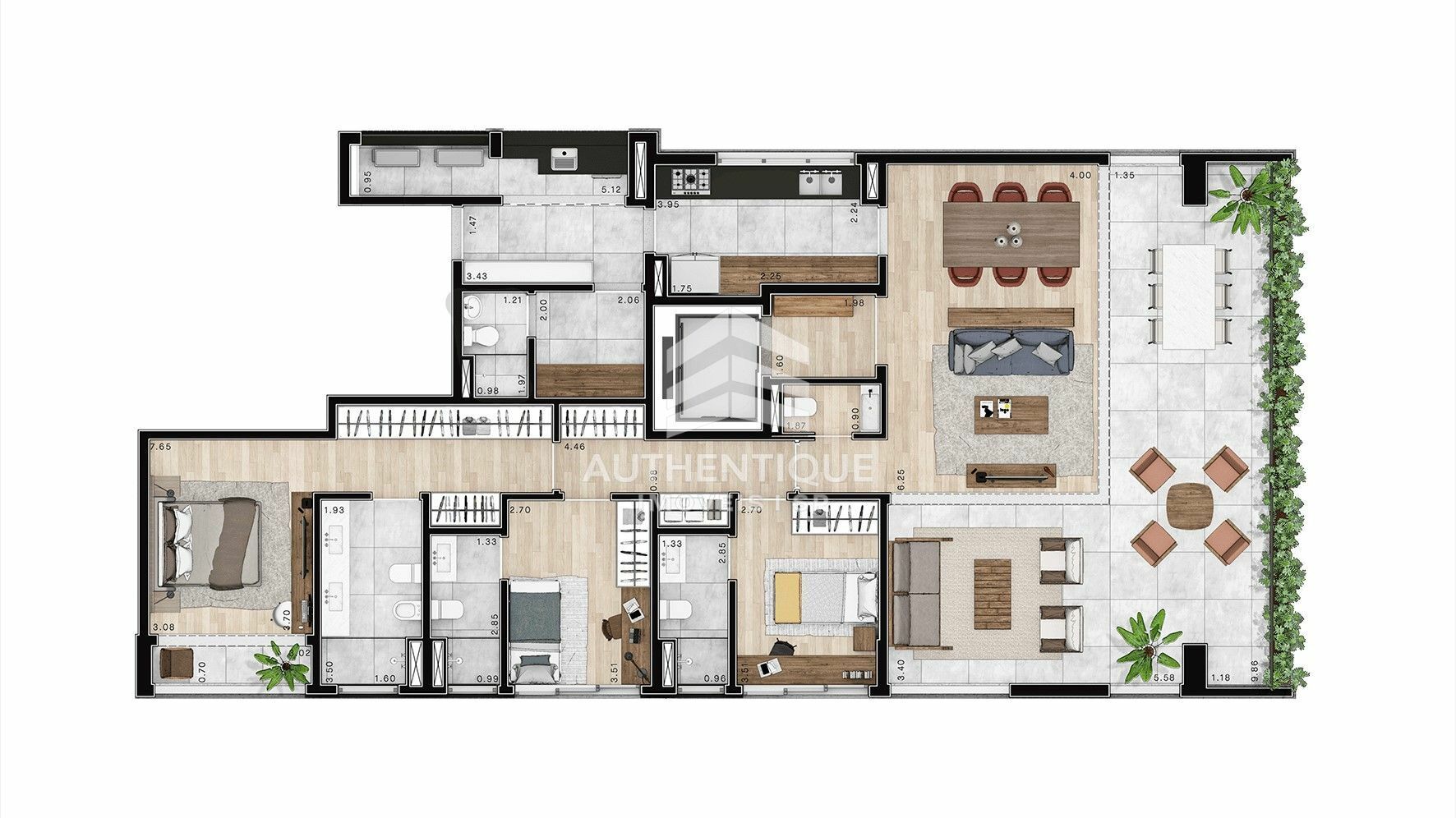 Apartamento, 2 quartos, 134 m² - Foto 35