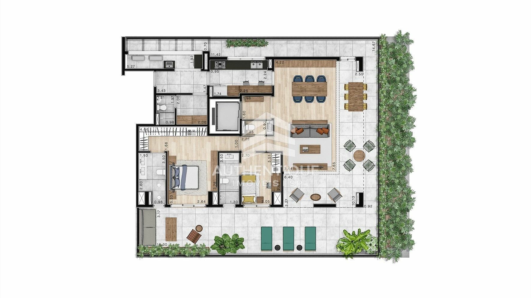 Apartamento, 2 quartos, 134 m² - Foto 38