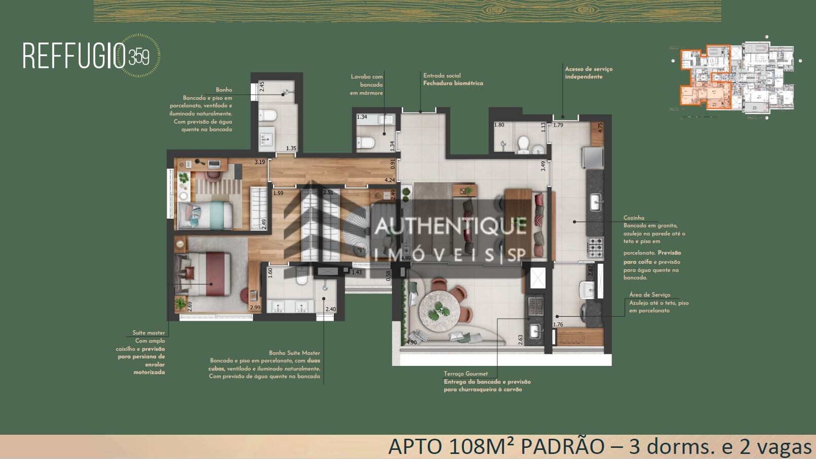 Apartamento à venda com 3 quartos, 108m² - Foto 19