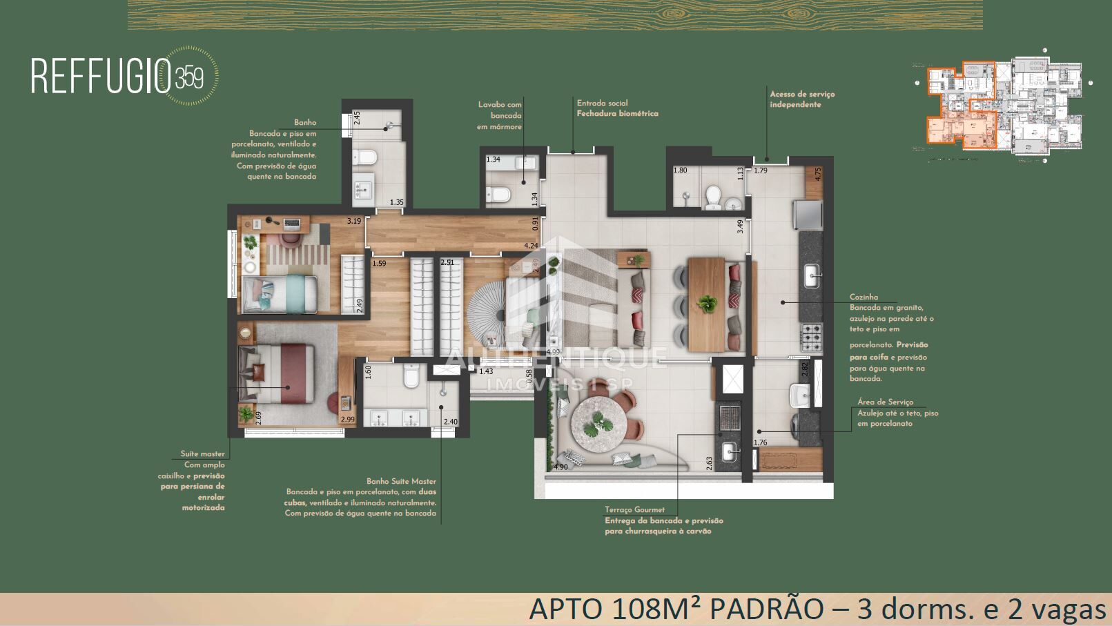 Apartamento, 3 quartos, 108 m² - Foto 19