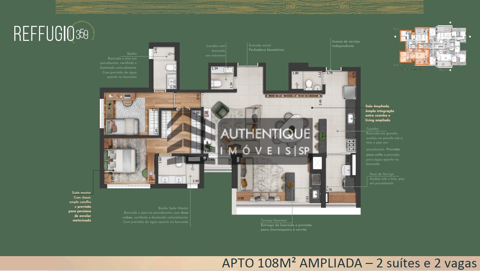 Apartamento à venda com 3 quartos, 108m² - Foto 18