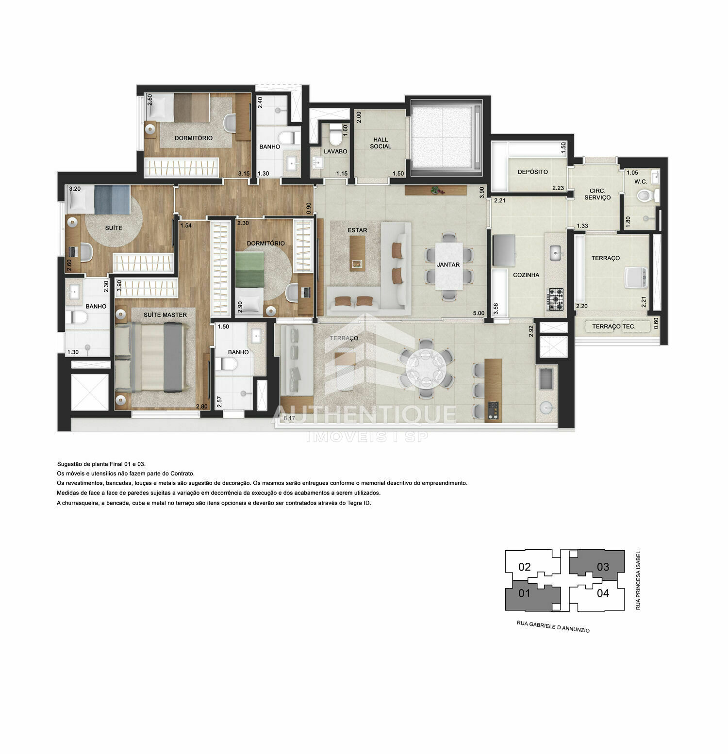 Apartamento, 4 quartos, 196 m² - Foto 56