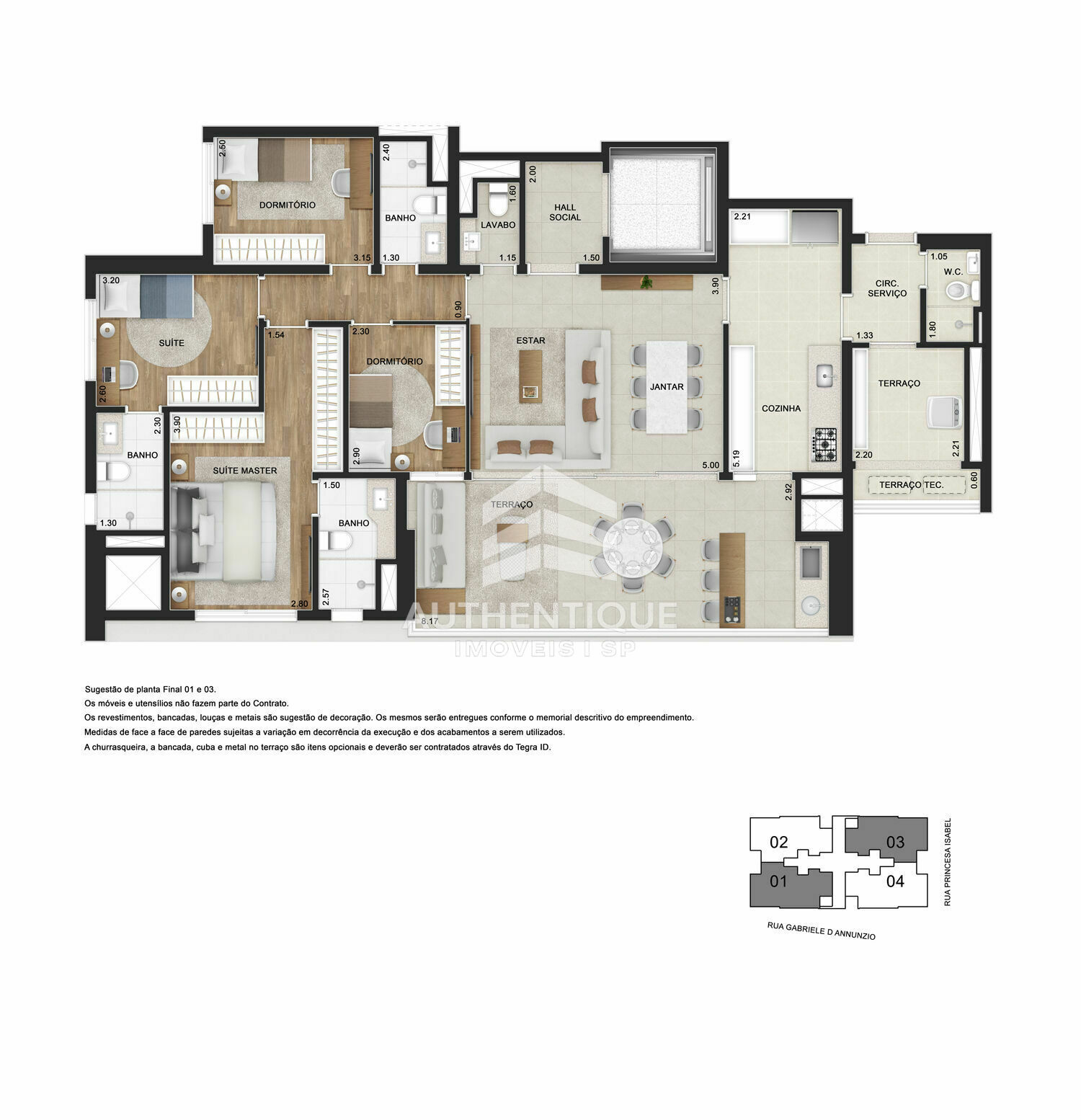 Apartamento, 4 quartos, 196 m² - Foto 54