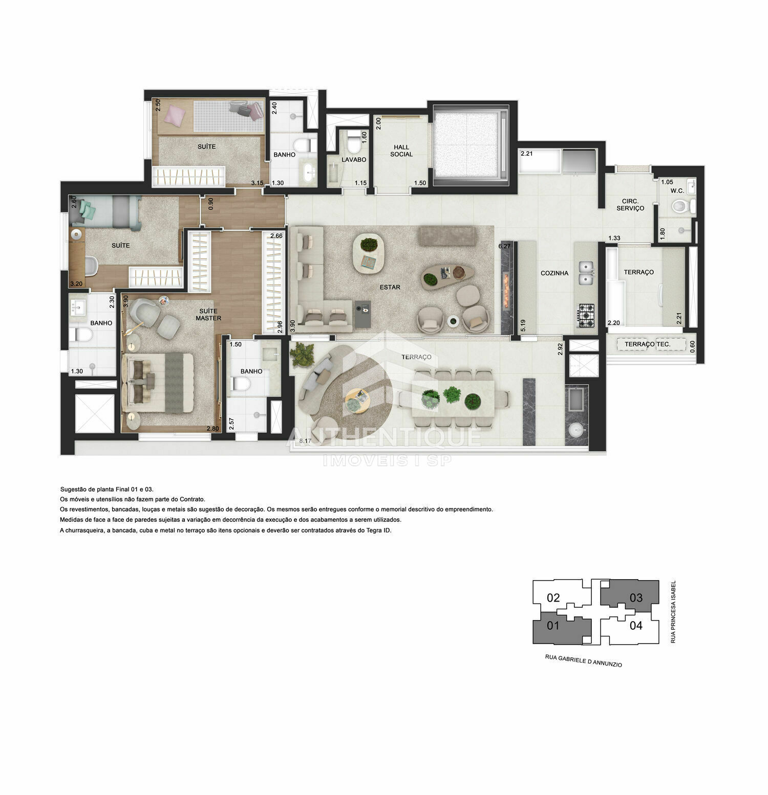 Apartamento, 4 quartos, 196 m² - Foto 53