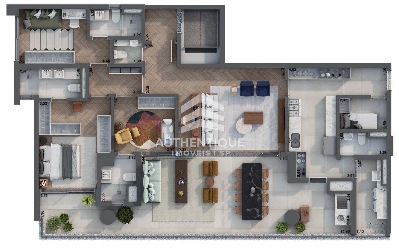 Apartamento, 3 quartos, 178 m² - Foto 26