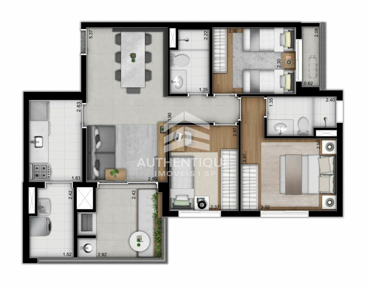 Apartamento, 2 quartos, 70 m² - Foto 16