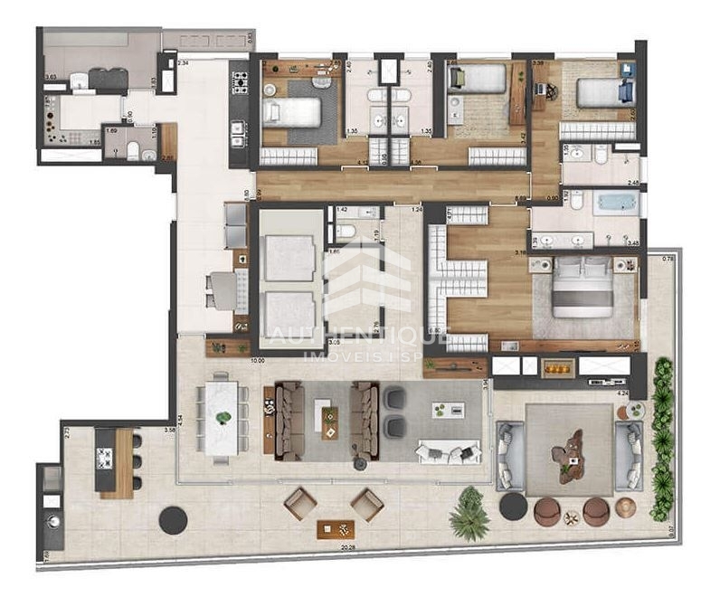 Apartamento, 4 quartos, 288 m² - Foto 29