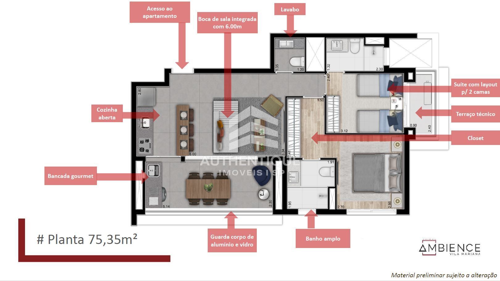 Apartamento, 2 quartos, 75 m² - Foto 25
