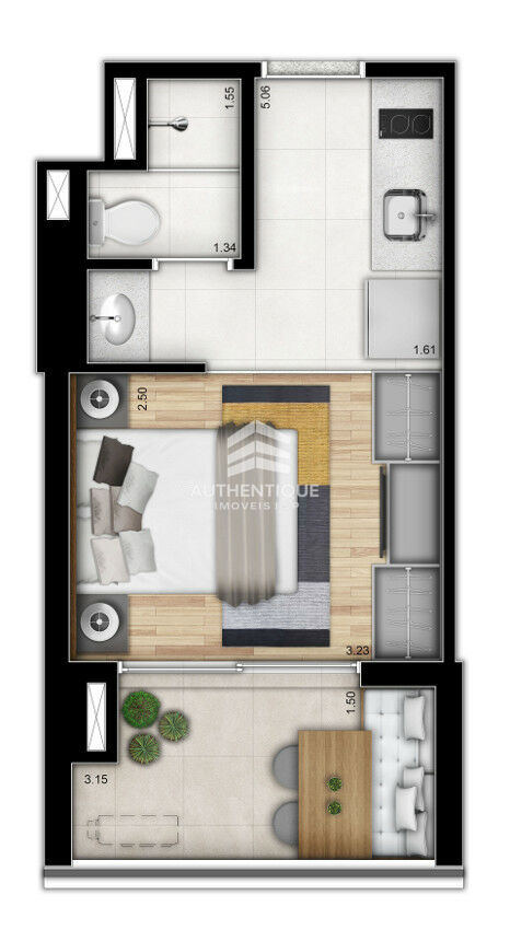 Apartamento, 1 quarto, 40 m² - Foto 21