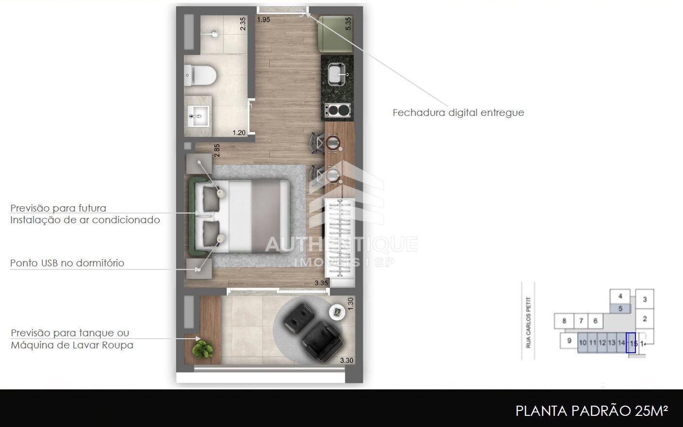 Apartamento, 1 quarto, 36 m² - Foto 33