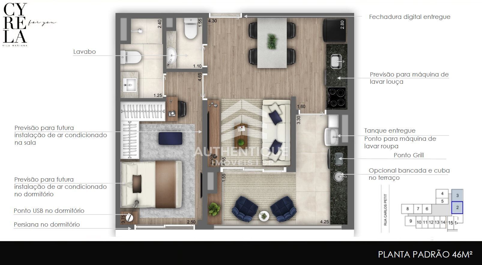 Apartamento, 1 quarto, 36 m² - Foto 36