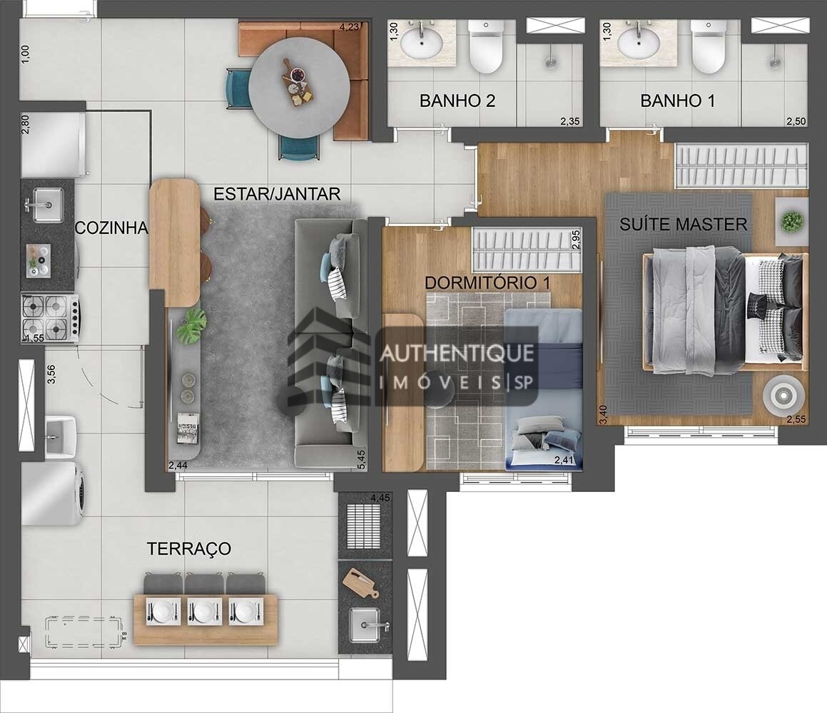 Apartamento à venda com 3 quartos, 126m² - Foto 32