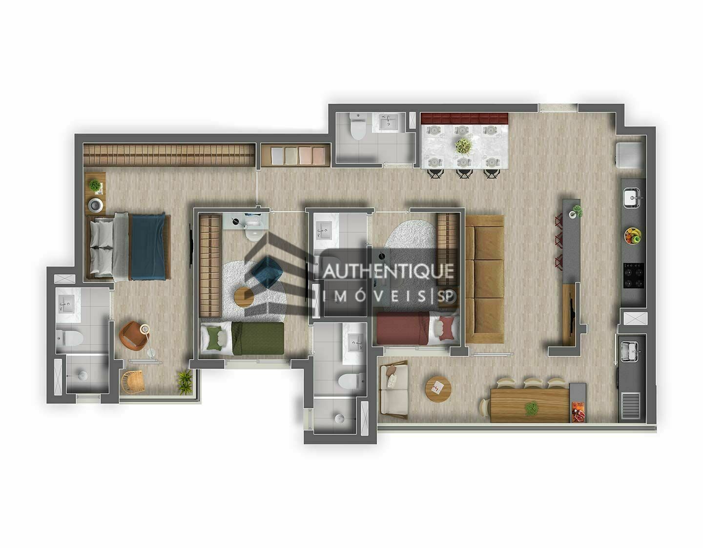 Apartamento, 2 quartos, 64 m² - Foto 23