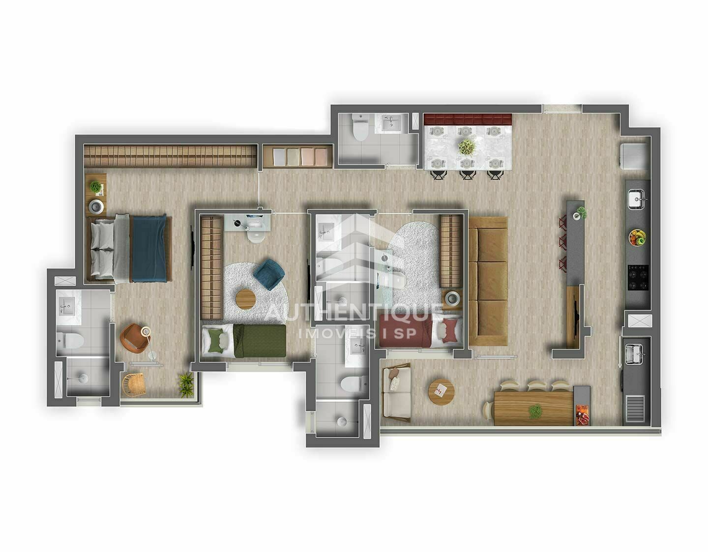 Apartamento, 2 quartos, 64 m² - Foto 23