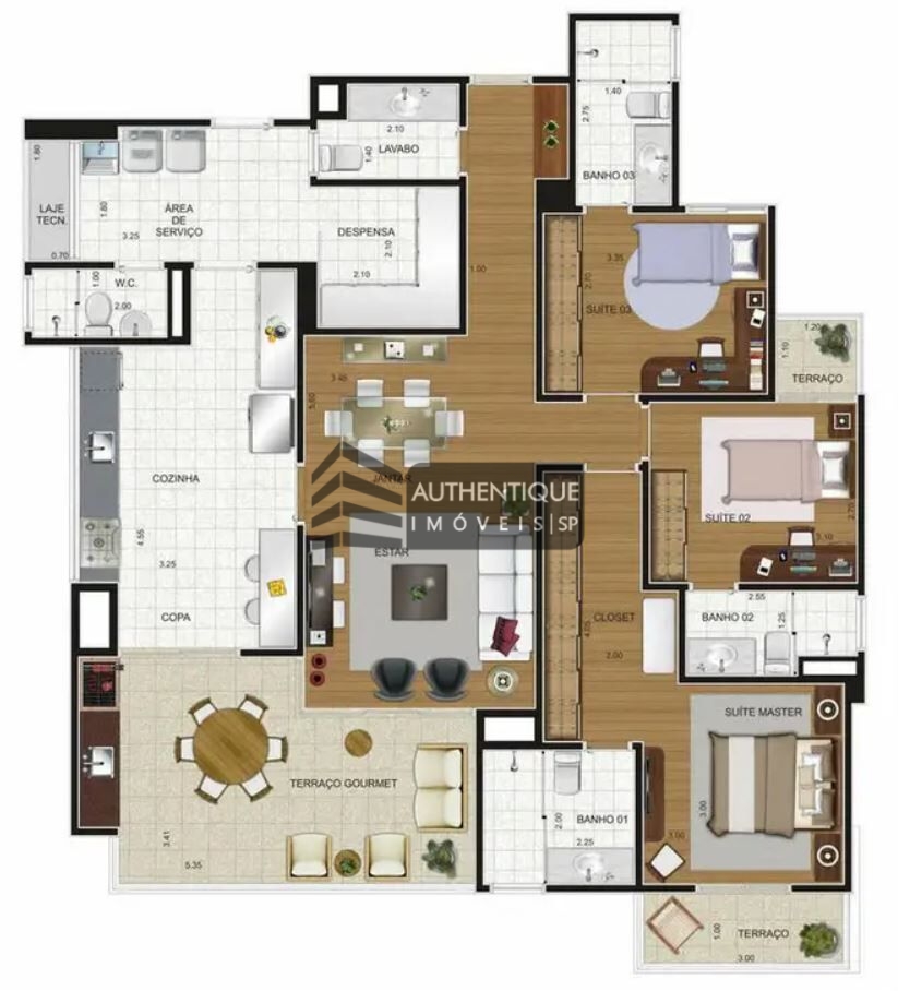 Apartamento à venda com 3 quartos, 145m² - Foto 24