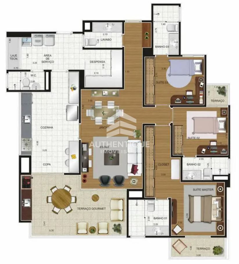 Apartamento, 3 quartos, 145 m² - Foto 24