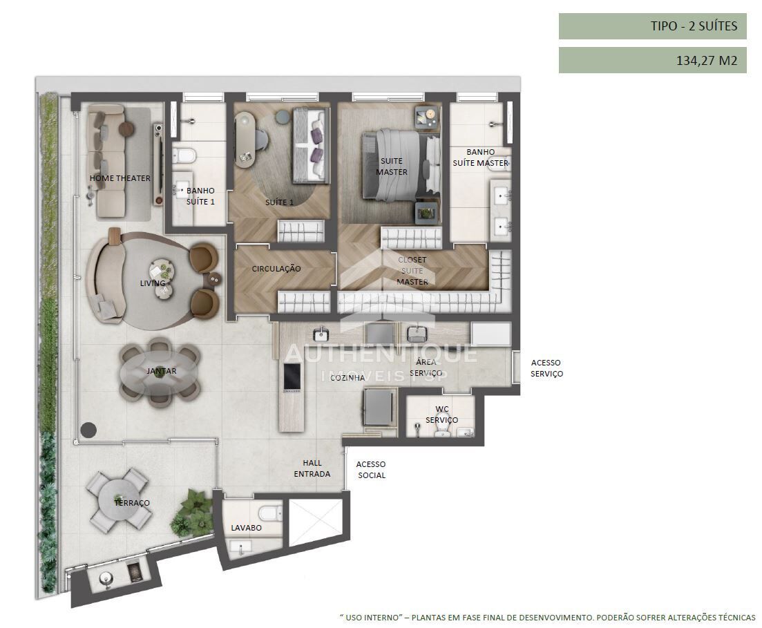 Apartamento, 3 quartos, 143 m² - Foto 21