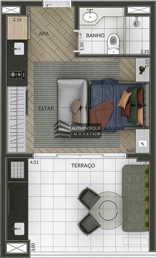 Apartamento à venda com 2 quartos, 57m² - Foto 23