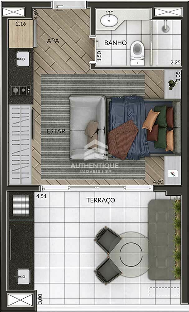 Apartamento, 2 quartos, 57 m² - Foto 23