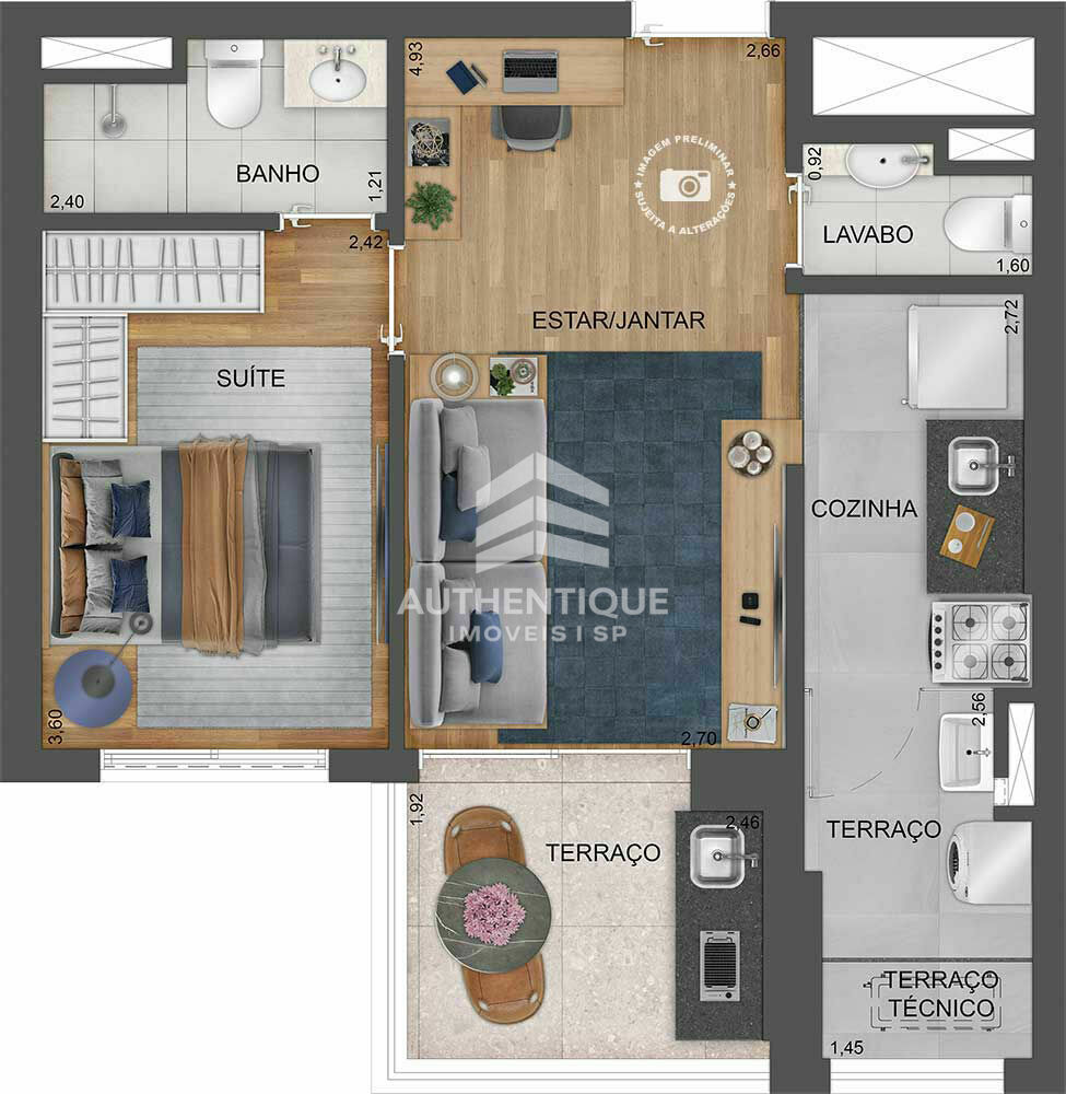 Apartamento, 2 quartos, 66 m² - Foto 42
