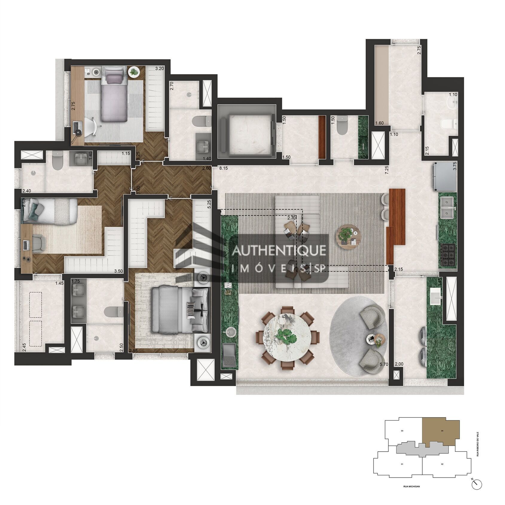 Apartamento, 3 quartos, 145 m² - Foto 17