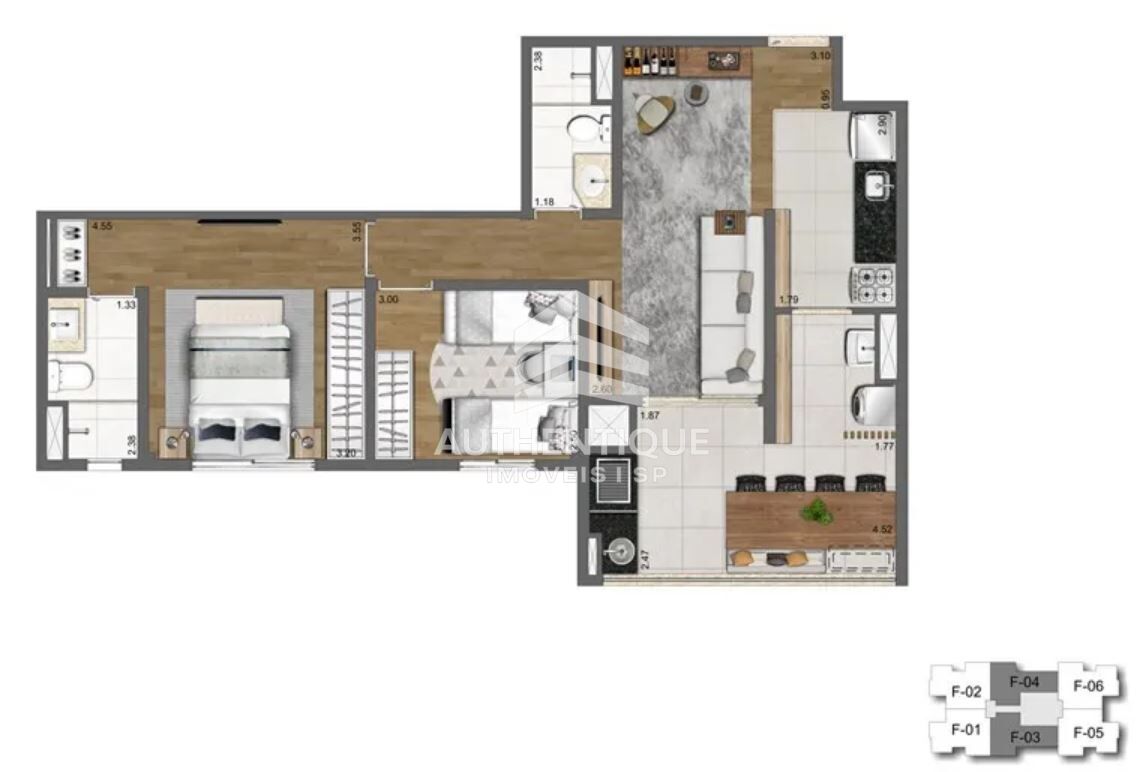 Apartamento, 3 quartos, 109 m² - Foto 10