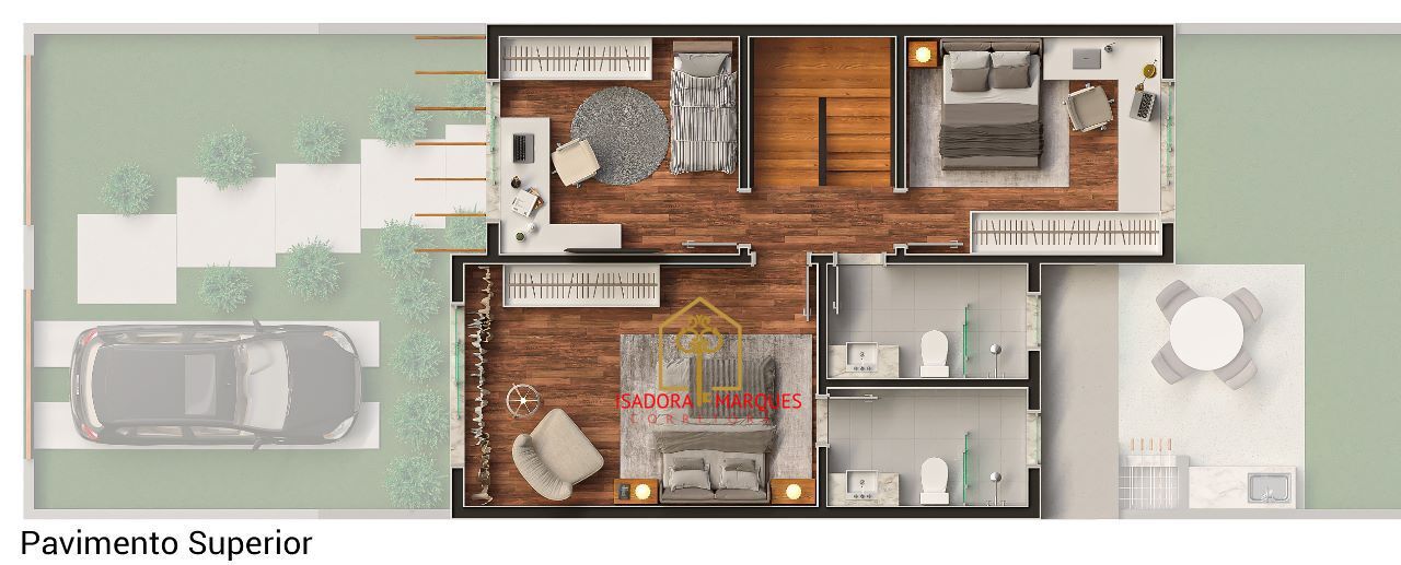 Casa de 3 quartos, 130m² no bairro Laranjal, em Pelotas | Eu Corretor