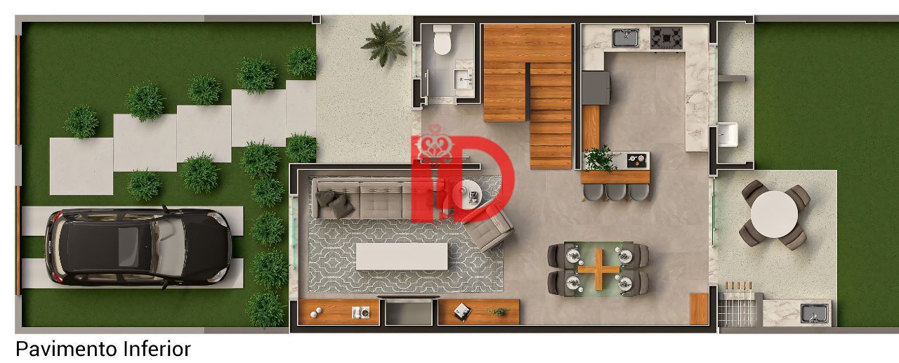 Casa de 3 quartos, 130m² no bairro Laranjal, em Pelotas | Eu Corretor