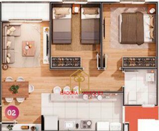 Apartamento de 2 quartos, 50m² no bairro Centro, em Pelotas | Eu Corretor