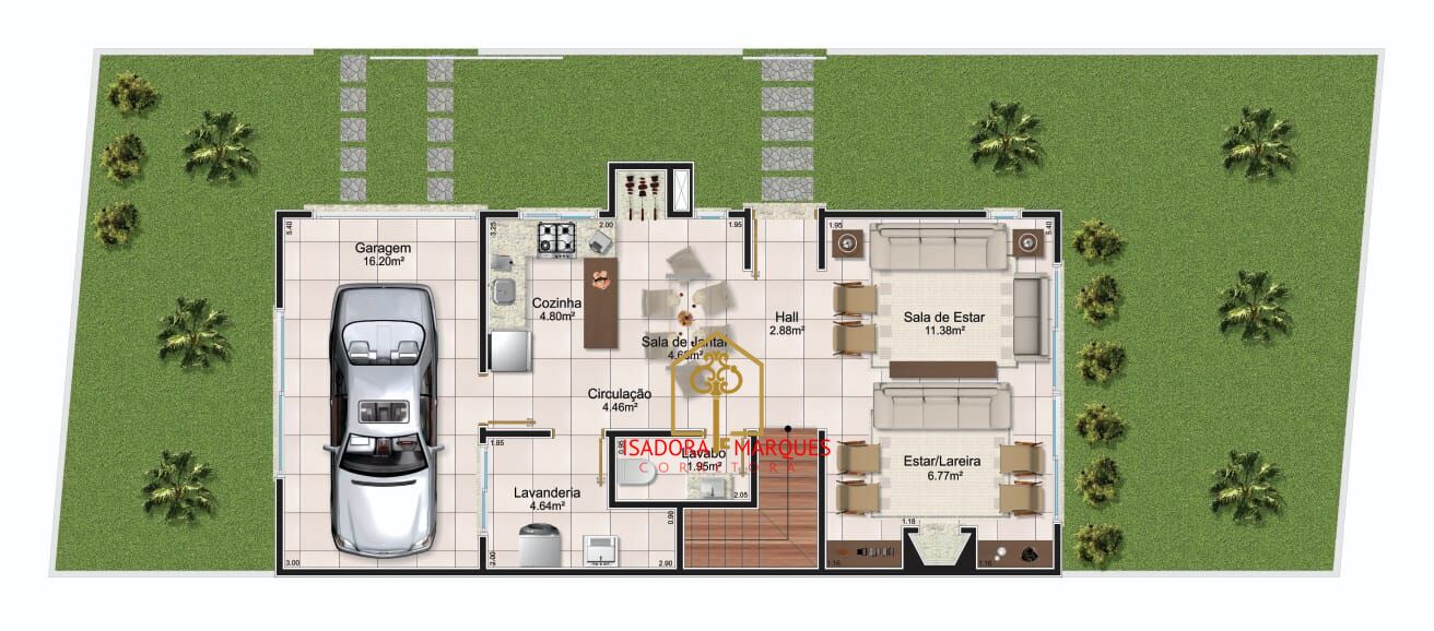 Casa de 3 quartos, 110m² no bairro Laranjal, em Pelotas | Eu Corretor