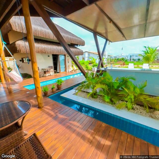 Imagem estática do "Street View" da localização