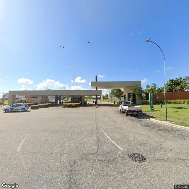 Imagem estática do "Street View" da localização