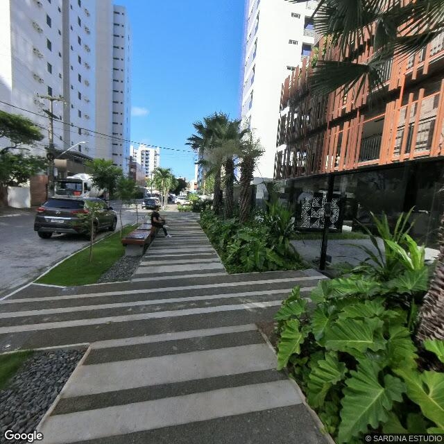 Imagem estática do "Street View" da localização