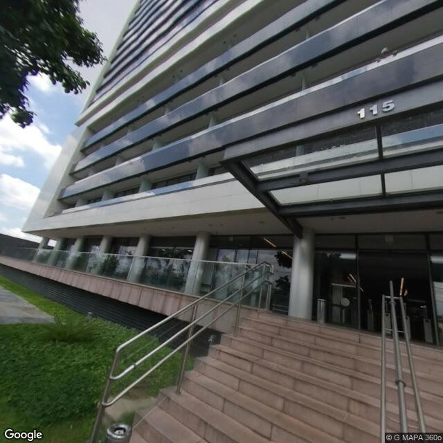 Imagem estática do "Street View" da localização