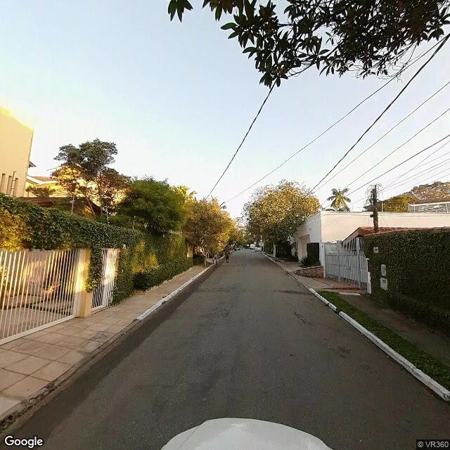 Imagem estática do "Street View" da localização